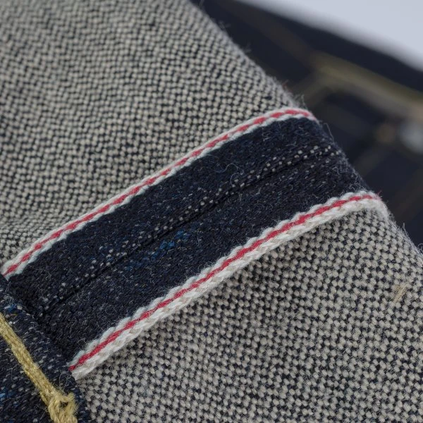 14oz Broken Twill Selvedge Denim Slim Tapered Cut Jeans - Indigo 15 14oz Broken Twill Selvedge Denim Slim Tapered Cut Jeans - Indigo - Image 13