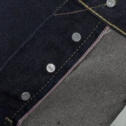 14oz Broken Twill Selvedge Denim Slim Tapered Cut Jeans - Indigo 30 14oz Broken Twill Selvedge Denim Slim Tapered Cut Jeans - Indigo -Denim Clothing-Iron Heart International IH 777SBR 14 13