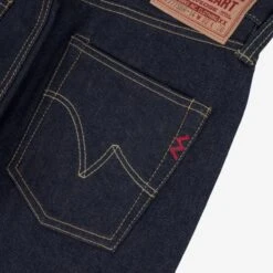 14oz Broken Twill Selvedge Denim Slim Tapered Cut Jeans - Indigo 24 14oz Broken Twill Selvedge Denim Slim Tapered Cut Jeans - Indigo -Denim Clothing-Iron Heart International IH 777SBR 14 7