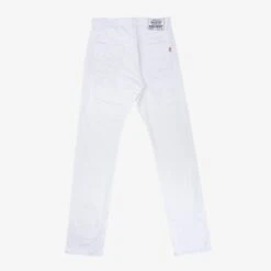 13.5oz Denim Medium/High Rise Tapered Cut Jeans - White 16 13.5oz Denim Medium/High Rise Tapered Cut Jeans - White -Denim Clothing-Iron Heart International IH 888 WT 3