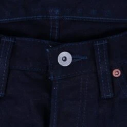 14oz Selvedge Denim Mid/High Rise Tapered Cut Jeans - Indigo/Indigo 26 14oz Selvedge Denim Mid/High Rise Tapered Cut Jeans - Indigo/Indigo -Denim Clothing-Iron Heart International IH 888S 14ii 10