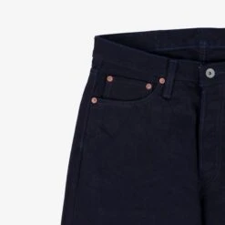 14oz Selvedge Denim Mid/High Rise Tapered Cut Jeans - Indigo/Indigo 24 14oz Selvedge Denim Mid/High Rise Tapered Cut Jeans - Indigo/Indigo -Denim Clothing-Iron Heart International IH 888S 14ii 8