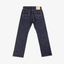 18oz Vintage Selvedge Denim Medium/High Rise Tapered Cut Jeans - Indigo -Denim Clothing-Iron Heart International IH 888S 18 3