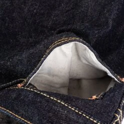 19oz Left Hand Twill Selvedge Denim Medium/High Rise Tapered Cut Jeans - Indigo -Denim Clothing-Iron Heart International IH 888S 19L 13