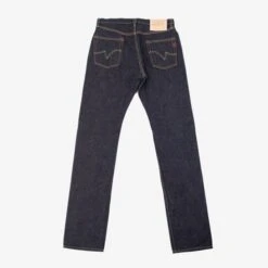 19oz Left Hand Twill Selvedge Denim Medium/High Rise Tapered Cut Jeans - Indigo -Denim Clothing-Iron Heart International IH 888S 19L 3