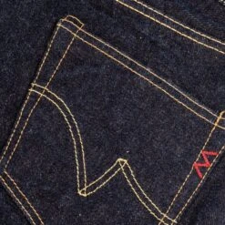 19oz Left Hand Twill Selvedge Denim Medium/High Rise Tapered Cut Jeans - Indigo -Denim Clothing-Iron Heart International IH 888S 19L 7