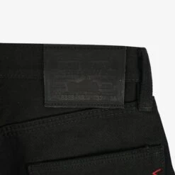 21oz Selvedge Denim Medium/High Rise Tapered Cut - Superblack Non-Fade -Denim Clothing-Iron Heart International IH 888S SB 5