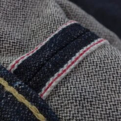 14oz Broken Twill Selvedge Denim Medium/High Rise Tapered Cut Jeans - Indigo -Denim Clothing-Iron Heart International IH 888SBR 14 10