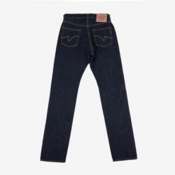 14oz Broken Twill Selvedge Denim Medium/High Rise Tapered Cut Jeans - Indigo -Denim Clothing-Iron Heart International IH 888SBR 14 3
