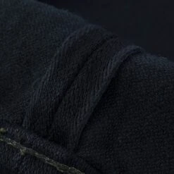 14oz Broken Twill Selvedge Denim Medium/High Rise Tapered Cut Jeans - Indigo Overdyed Black -Denim Clothing-Iron Heart International IH 888SBR 14od 10