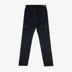 14oz Selvedge Denim Cargo Pants - Black/Black -Denim Clothing-Iron Heart International IHDR 502bb 3
