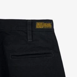 14oz Selvedge Denim Cargo Pants - Black/Black -Denim Clothing-Iron Heart International IHDR 502bb 6