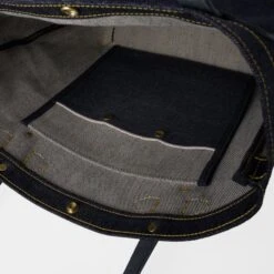 25oz Selvedge Denim Tote Bag - Indigo -Denim Clothing-Iron Heart International IHE 49 IND 2