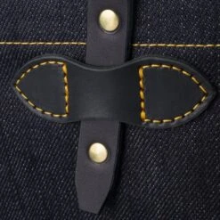 25oz Selvedge Denim Tote Bag - Indigo -Denim Clothing-Iron Heart International IHE 49 IND 4