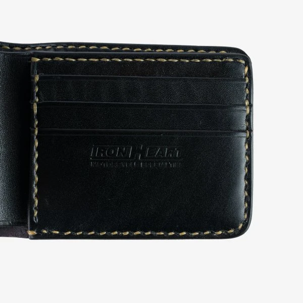 Small Shell Cordovan Wallet - Black 7 Small Shell Cordovan Wallet - Black - Image 5