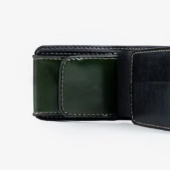 Small Shell Cordovan Wallet - Green 12 Small Shell Cordovan Wallet - Green -Denim Clothing-Iron Heart International IHG 01 GRN 3