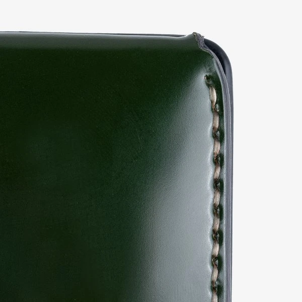 Small Shell Cordovan Wallet - Green 7 Small Shell Cordovan Wallet - Green - Image 5