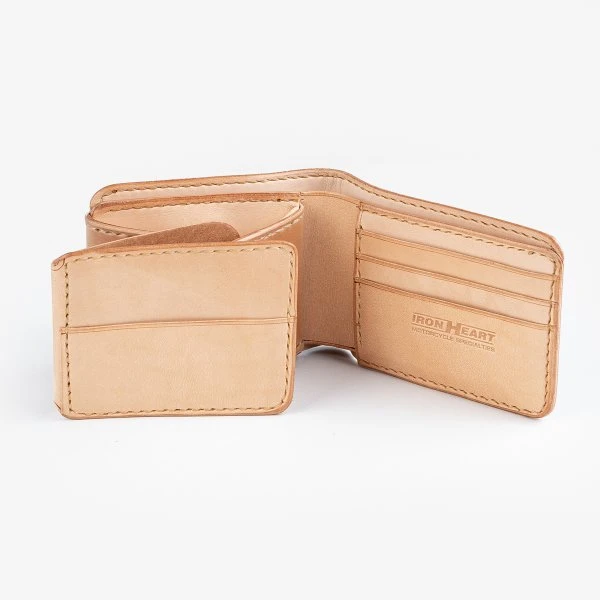 Small Shell Cordovan Wallet - Natural 5 Small Shell Cordovan Wallet - Natural - Image 3