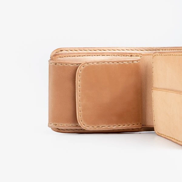 Small Shell Cordovan Wallet - Natural 6 Small Shell Cordovan Wallet - Natural - Image 4