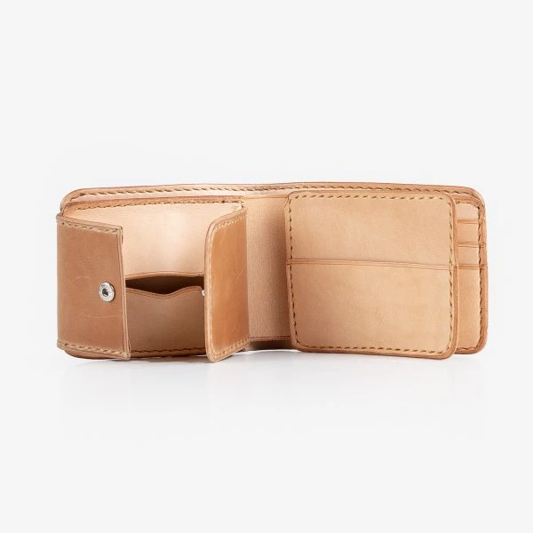 Small Shell Cordovan Wallet - Natural 3 Small Shell Cordovan Wallet - Natural