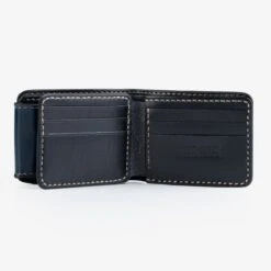Small Shell Cordovan Wallet - Navy