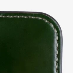 Medium Shell Cordovan Wallet - Green -Denim Clothing-Iron Heart International IHG 02 GRN 2