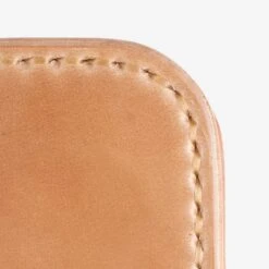 Medium Shell Cordovan Wallet - Natural -Denim Clothing-Iron Heart International IHG 02 NAT 5