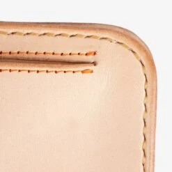 Medium Shell Cordovan Wallet - Natural -Denim Clothing-Iron Heart International IHG 02 NAT 9