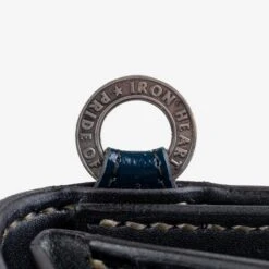 Medium Shell Cordovan Wallet - Navy -Denim Clothing-Iron Heart International IHG 02 NAV 2