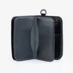 Medium Shell Cordovan Wallet - Navy