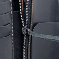 Medium Shell Cordovan Wallet - Navy -Denim Clothing-Iron Heart International IHG 02 NAV 3