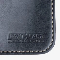 Medium Shell Cordovan Wallet - Navy -Denim Clothing-Iron Heart International IHG 02 NAV 4