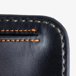 Medium Shell Cordovan Wallet - Navy -Denim Clothing-Iron Heart International IHG 02 NAV 8