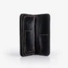 Long Shell Cordovan Wallet - Black -Denim Clothing-Iron Heart International IHG 03 BLK