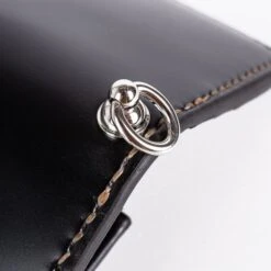 Long Shell Cordovan Wallet - Black -Denim Clothing-Iron Heart International IHG 03 BLK 5