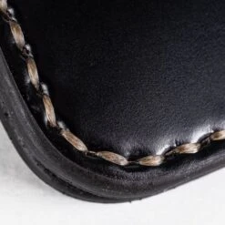 Long Shell Cordovan Wallet - Black -Denim Clothing-Iron Heart International IHG 03 BLK 6