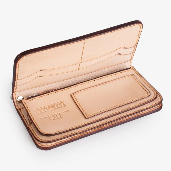 Long Shell Cordovan Wallet - Oxblood 4 Long Shell Cordovan Wallet - Oxblood - Image 2