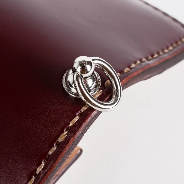 Long Shell Cordovan Wallet - Oxblood 8 Long Shell Cordovan Wallet - Oxblood - Image 6