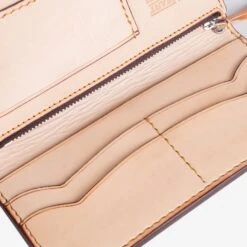 Long Shell Cordovan Wallet - Oxblood 17 Long Shell Cordovan Wallet - Oxblood -Denim Clothing-Iron Heart International IHG 03 OXB 7