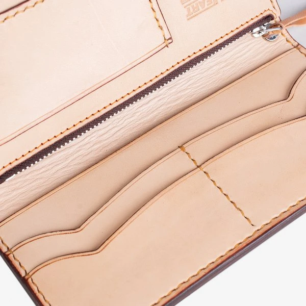 Long Shell Cordovan Wallet - Oxblood 10 Long Shell Cordovan Wallet - Oxblood - Image 8