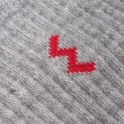 Iron Heart Work Boot Socks - Grey/Red 5 Iron Heart Work Boot Socks - Grey/Red -Denim Clothing-Iron Heart International IHG 030 GRYRED 1