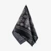 Iron Heart “Bell” Print Bandana - Black 2 Iron Heart “Bell” Print Bandana - Black -Denim Clothing-Iron Heart International IHG 051 BLK