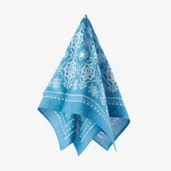 Iron Heart “Bell” Print Bandana - Blue