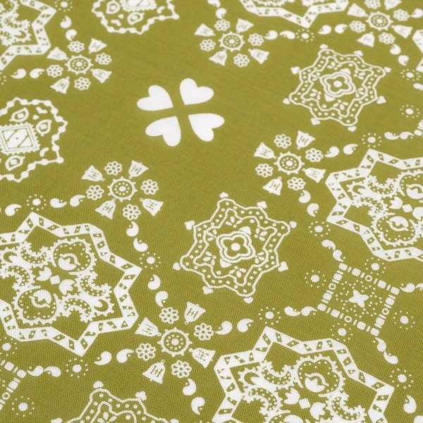 Iron Heart “Bell” Print Bandana - Green 4 Iron Heart “Bell” Print Bandana - Green - Image 2