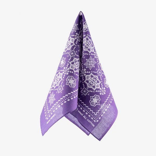 Iron Heart “Bell” Print Bandana - Purple 3 Iron Heart “Bell” Print Bandana - Purple