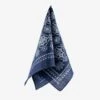 Iron Heart “Bell” Print Bandana - Indigo -Denim Clothing-Iron Heart International IHG 052 IND