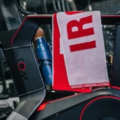 Iron Heart Small Imabari Towel - Red/White