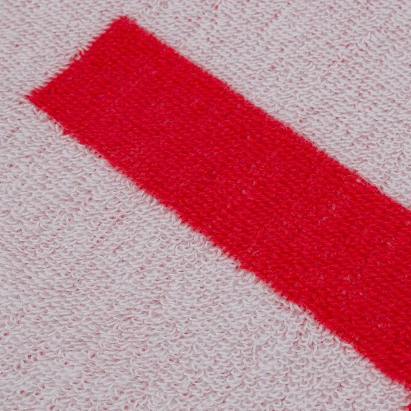 Iron Heart Small Imabari Towel - Red/White 6 Iron Heart Small Imabari Towel - Red/White - Image 4