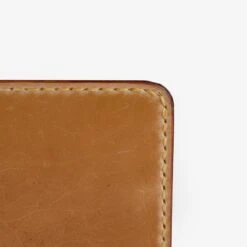 Slimline Small Shell Cordovan Wallet - Natural -Denim Clothing-Iron Heart International IHG 071 NAT 4