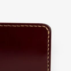 Slimline Small Shell Cordovan Wallet - Oxblood 9 Slimline Small Shell Cordovan Wallet - Oxblood -Denim Clothing-Iron Heart International IHG 071 OXB 2